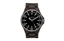 Earth Wood Centurion Bracelet Watch - Dark Brown