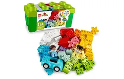 LEGO DUPLO Classic Brick Box 10913 primer juego con caja de almacenamiento&comma; gran juguete educativo para niños de 18 meses en adelante &lpar;65 piezas&rpar;