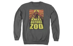 Superman Zod Poster Adult Crewneck Sweatshirt