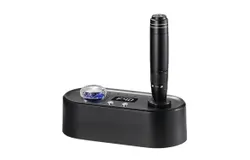 Electric Nail Drill&comma; Professional 40000 RPM Nail Polisher&comma; Electric Nail Grinder&comma; Rechargeable Electronic Nail File Nail Salon Tool with Metal Drill Bits for Nail Tech DIY &lpar;Black&rpar;