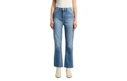 7 For All Mankind High Waist Slim Kick Be My Baby Jeans In Medium Wash