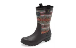 Pendleton Women&apos;s Classic Basketmaker Mid Rain Boot In Brown