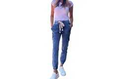 Bevy Flog Gaya Cargo Jeans In Denim