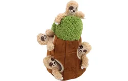 Dog Toys Hide Seek Dog Toys for Boring Pets Squeaky Puzzle Game with Little Sloths Good for Interactive Playtime Dog Activity Trunks Cute Animal Plush Interactive