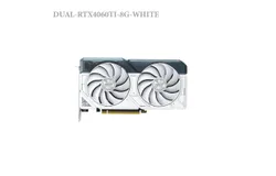 ASUS DUAL-RTX4060TI-8G-WHITE is equipped with axial fan design and 2&period;5 slot design&comma; has 8GB GDDR6 memory and white appearance&period;