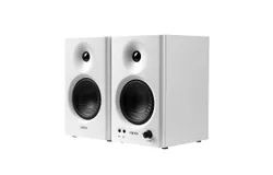 Edifier MR4 Powered Studio Monitor Speakers&comma; 4" Active Near-field Monitor Speaker - WHITE &lpar;Pair&rpar;