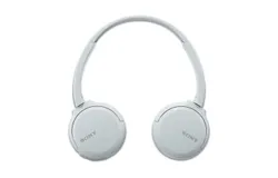 Sony Wireless Headphones WH-CH510&colon; Wireless Bluetooth On-Ear Headset with Mic for Phone-Call&comma; White