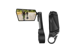 2pcs Bike Mirror Cycling Rear View Mirror Foldable 360 Degree Rotating Rearview Bicycle Mirrors Handlebar Safety Mirror for Mountain Road Bike
