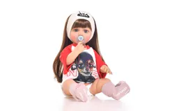 TSEPOSY Reborn Baby Dolls&comma;22-inch lifelike soft body realistic newborn baby dolls&comma; real life baby dolls girls&comma;with pacifier and diaper&comma; Best Birthday Gift for kids 3 years old and up