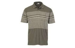 Gioberti Mens Multi-Stripe Short Sleeve Polo w&sol; Pocket