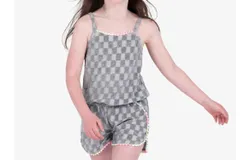 Appaman Girls Terry Cloth Romper In Grey
