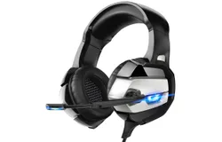 ONIKUMA K5 Gaming Headset with Microphone PC Gamer 3&period;5mm Stereo Headphones Noise Cancelling Over Ear Ear Cups Compatible with PS4 Gamepad New Xbox Laptop Computer