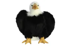Aurora® Playful Wild Life 27cm Regal Eagle Black Stuffed Animal