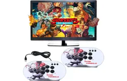 Arcade Game Console Pandora Box Built in 10000 Retro Games 4K HDMI 64G 2 Player Game Emulator Console Joystick with Trackball No Network Plug and Play TV Video Jame Gamepad Support Multiple Emulators