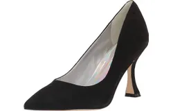Marc Fisher Relka Heeled Pump In Black Suede