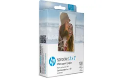 HP Sprocket Zink Photo Paper 2x3" &lpar;100 Sheets&rpar; for the HP Sprocket Photo Printers