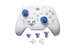 PC Controllers&comma; BIGBIG WON Rainbow 2 SE Wireless Controllers Motion Control&comma; Hall Effect Trigger&comma; 12-bit ADC&comma; 3 Sets of Joysticks&comma; 4-way&8-way D-pad&comma; PC App&comma; Controller for Switch&sol;PC&sol;Android&sol;iOS-blue