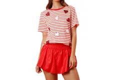 Peach Love Love Me Top In Pink