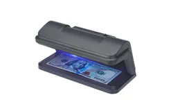 Counterfeit Bill Detector Suits All Currencies EURO US Dollar POUND Cash Currency Banknotes Notes Checker Support Ultraviolet UV Powered by Micro-USB for Shops Grocery Stores Restaurants Hotel Street