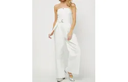Needii State Street Jumpsuit In White