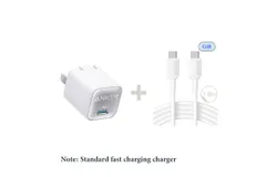 Anker mobile phone fast charging wall charger Apple 15 set white Pr0&plus;1&period;8m C-C fast charging cable