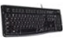 Logitech - K120  Full-size Wired Membrane Keyboard for PC with Spill-Resistant Design - Black