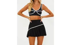 Beach Riot Olympia Bra In Black&sol;white