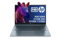 Notebook HP 15-eh1070 Ryzen 7 5700u 512GB SSD 8GB 15&period;6 FHD