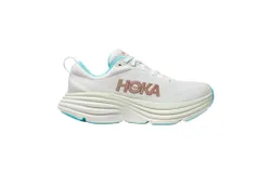Hoka Women&apos;s Bondi 8 Shoes In Frost&sol;rose Gold