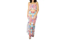 De Loreta Polen Maxi Skirt In Multi