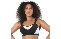 Dynamic Mid-High Impact Sports Bra - Black