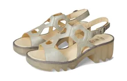 Fly London Women Tewa Sandal In Silver