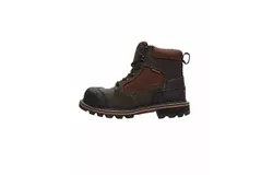 6 Steel Toe Work Boots in Brown