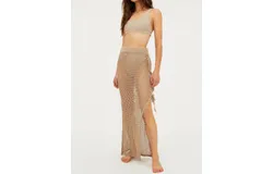 Beach Riot Deborah Skirt In Tan