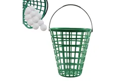 50 Bucket Golf Golf Ball Basket Unbreakable Plastic Ball Bowl with Handle Tennis Balls Holder Club Accessories for Outdoor Sports Hold 100 golf balls