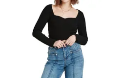 Another Love Blakeley Top In Black