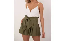 Astr Marika Shorts In Olive