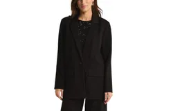 Z Supply Do It All Relaxed Blazer In Black