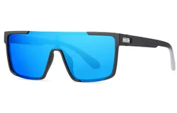 Women Men Sunglasse Square Flat Top Big Frame UV400 Sun Glasses Oversized TR7543