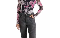 Steve Madden Azure Bodysuit In Black Multi