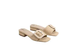 Sam Edelman Deacon Slide Sandal In Bleached Beechwood
