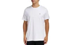 Tommy Hilfiger Flag Crew Neck T-Shirt In White