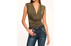Ramy Brook Consuela Rocker Knit In Gold