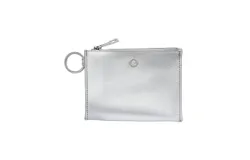Oventure Leather Ossential Card Case In Quicksilver