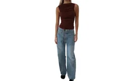 Beige Botany Day To Day Denim Jean In Light Wash Denim