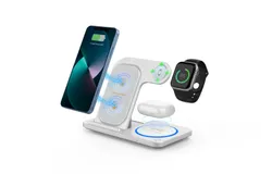 Foldable 3-in-1 wireless charger 15W Fast charge Watch for Apple 14&sol;13&sol;12pro max