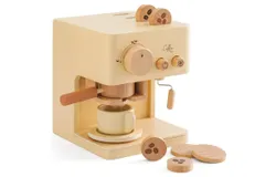Kids Coffee Maker Toy Coffee Maker Playset Wooden Kitchen Set Toys Toddler Play Kitchen Accessories&comma; Pretend Play Food