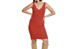 Another Love Nalani Mini Dress In Brick