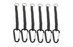 Extendable tool rope wire winding fly fishing accessories black 6 pieces