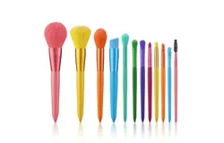 Makeup Brushes Colorful Makeup Brush Set - 12 Piece